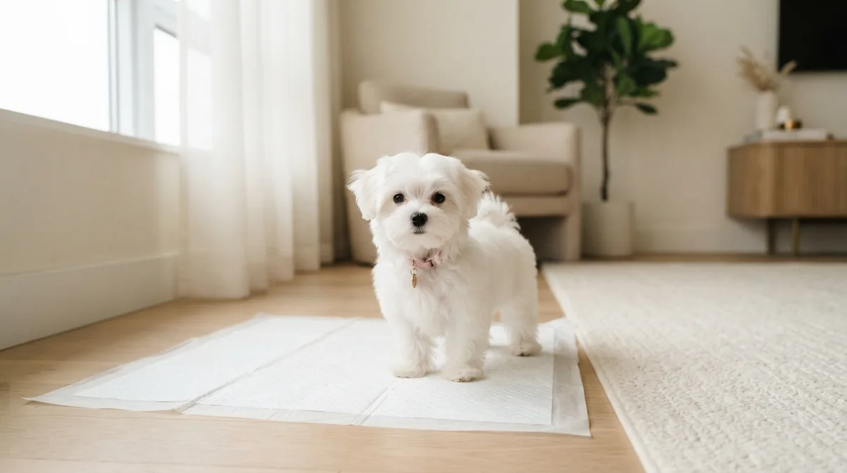 Potty training a Maltese in an HDB flat